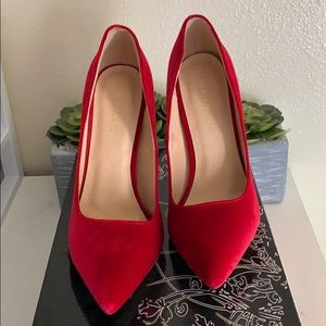 Red Velvet Heels